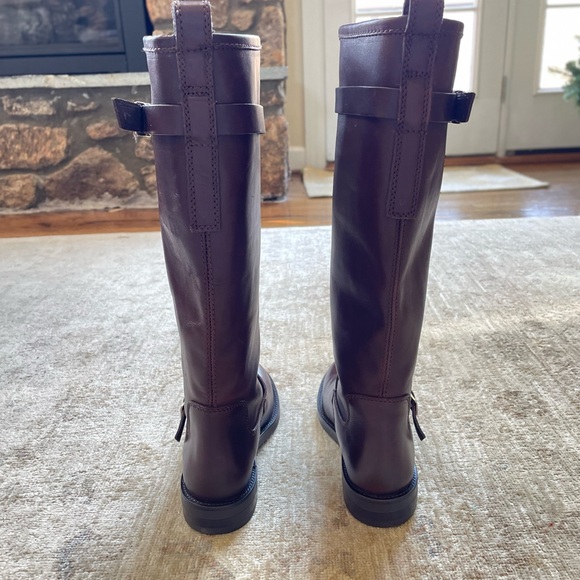 Steve Madden Sady Tall Boots Brown Leather - Picture 11 of 16